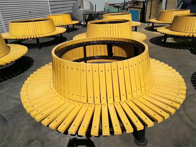 聊城廣場(chǎng)大樹(shù)椅定做，山東圍樹(shù)椅